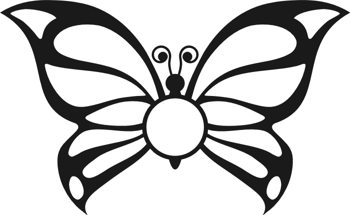butterfly-monogram-frame-decorative-free-svg-file-SvgHeart.Com
