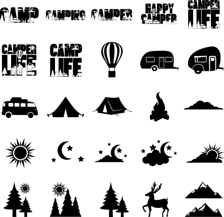 camping-bundle-camper-life-sign-tent-hot-air-balloon-caravan-free-svg-file-SvgHeart.Com