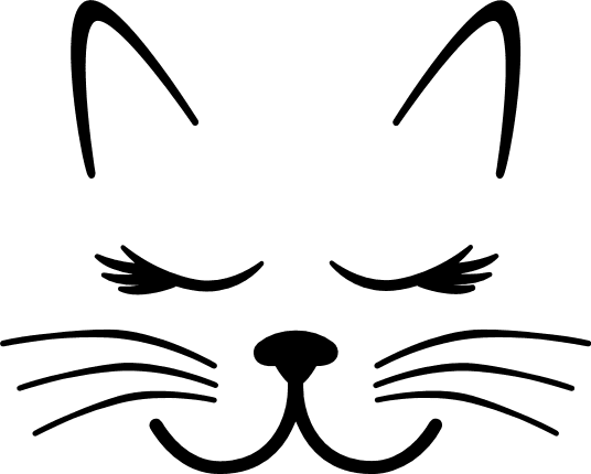 cat-face-sleeping-pet-lover-free-svg-file-SvgHeart.Com