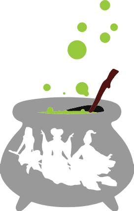 cauldron-three-witches-on-the-broom-stick-halloween-free-svg-file-SvgHeart.Com