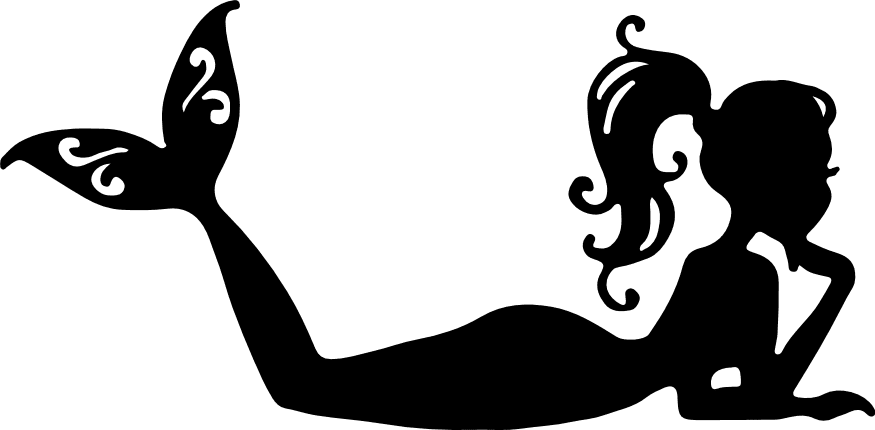 chilling-mermaid-silhouette-baby-beach-free-svg-file-SvgHeart.Com