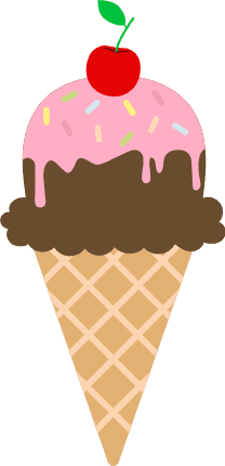 chocolate-scoop-ice-cream-with-dripping-summer-free-svg-file-SvgHeart.Com