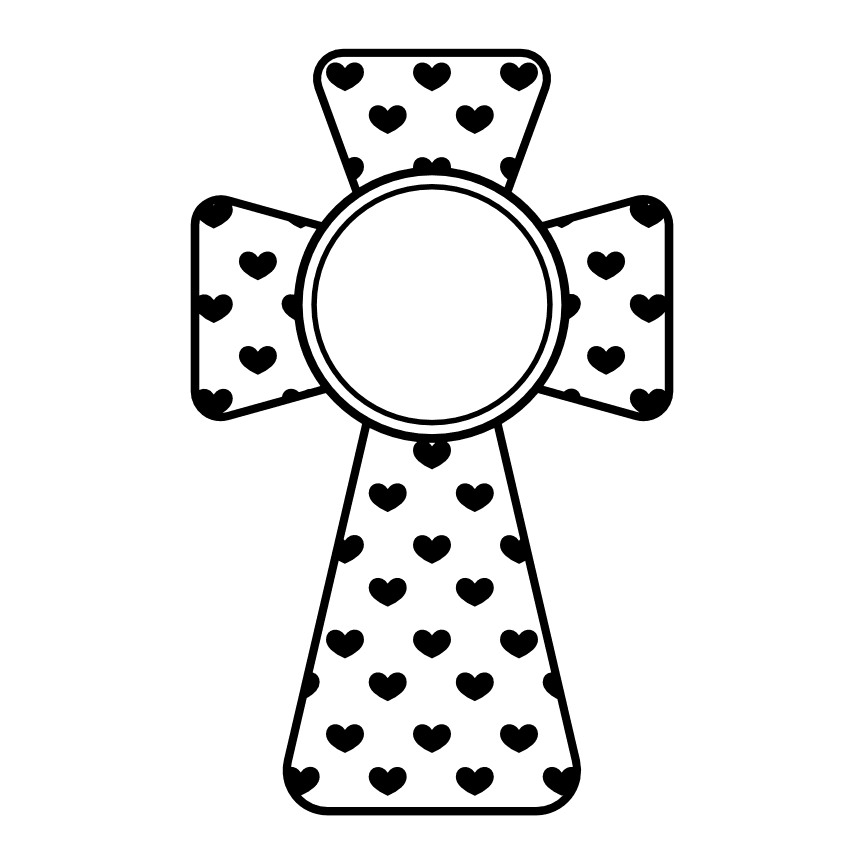christian-cross-monogram-frame-religious-free-svg-file-SvgHeart.Com