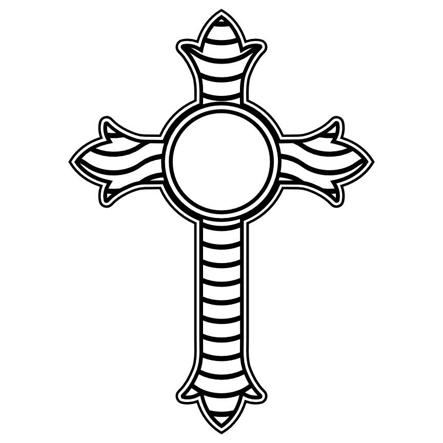 christian-cross-outline-monogram-religiouse-free-svg-file-SvgHeart.Com