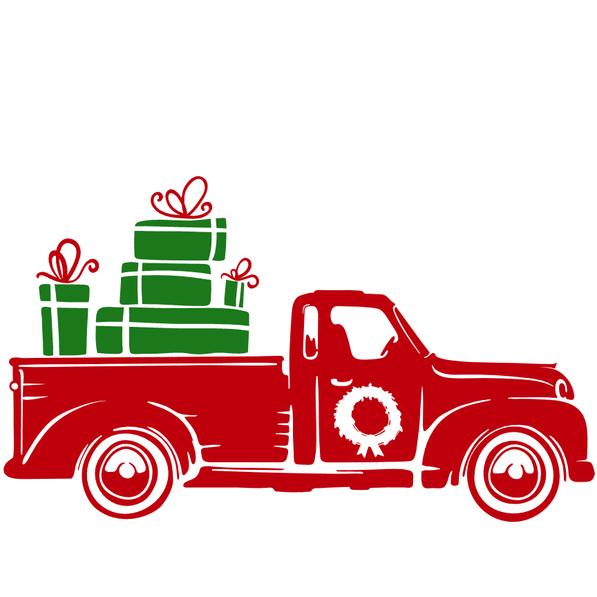 christmas-gift-box-truck-holiday-free-svg-file-SvgHeart.Com