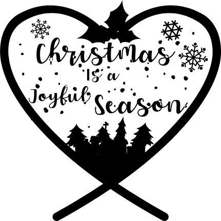 christmas-is-a-joyful-season-in-heart-shape-frame-holiday-free-svg-file-SvgHeart.Com