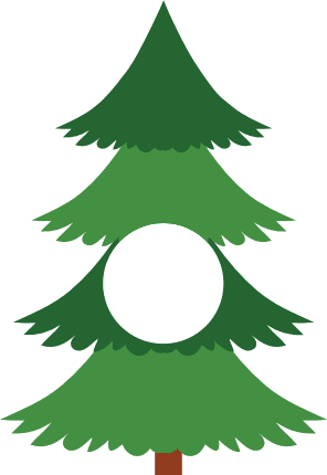 christmas-tree-monogram-decoration-free-svg-file-SvgHeart.Com