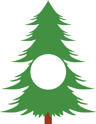 christmas-tree-monogram-decoration-free-svg-file-SvgHeart.Com