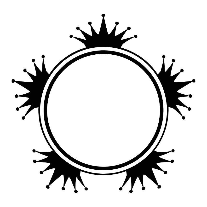 circle-crown-monogram-frame-decoration-free-svg-file-SvgHeart.Com