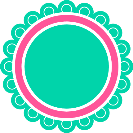 circle frame, decorative free svg file - SVG Heart