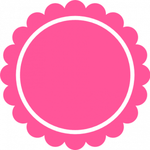 circle frame, flower, decorative svg file - SVG Heart