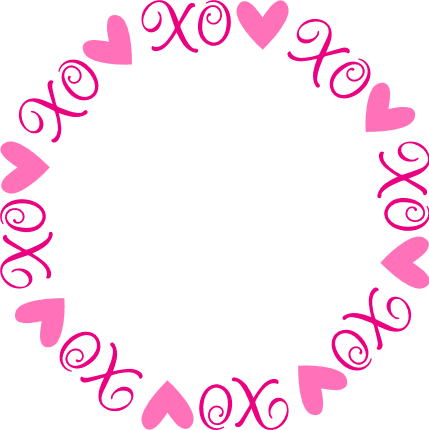 circle-heart-and-xoxo-frame-valentines-day-free-svg-file-SvgHeart.Com