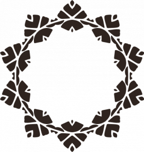 circle monogram frame free svg file - SVG Heart