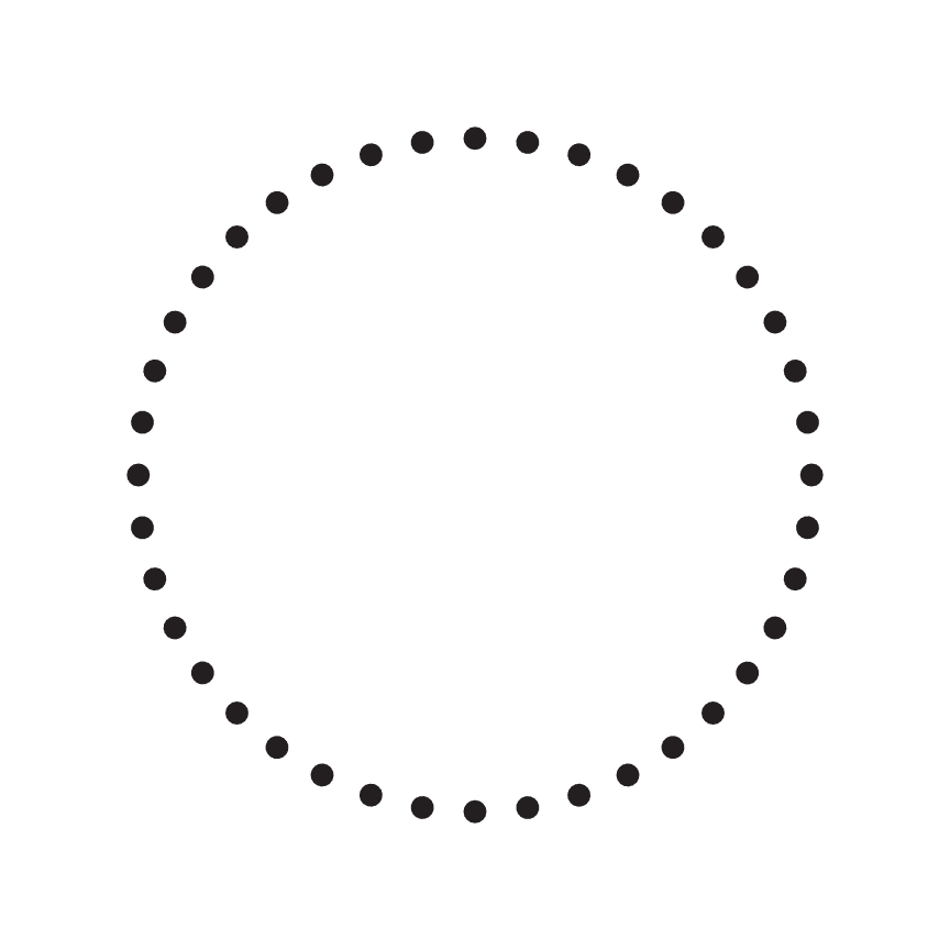 circle-shape-dotted-monogram-frame-round-decoration-free-svg-file-SvgHeart.Com