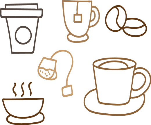 coffee-and-tea-bundle-coffee-beans-mug-cup-free-svg-file-SvgHeart.Com