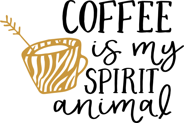 coffee-is-my-spirit-animal-coffee-lover-free-svg-file-SvgHeart.Com