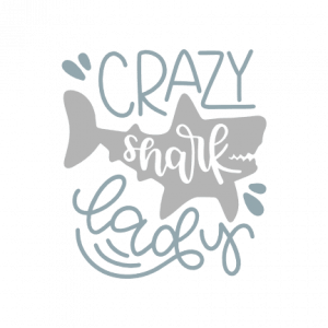 Crazy Shark Lady, Funny Shark Week Free Svg File - SVG Heart
