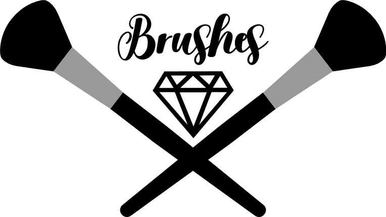 crossed-brushes-and-diamond-makeup-free-svg-file-SvgHeart.Com