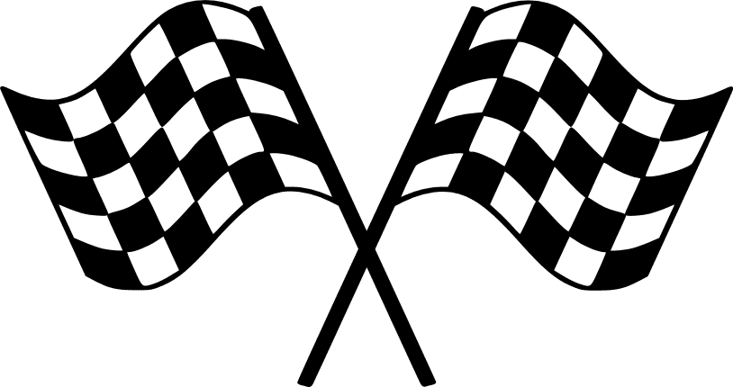 crossed-racing-flags-checkered-race-free-svg-file-SvgHeart.Com
