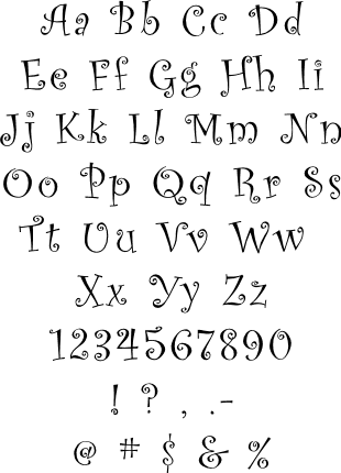 curly-alphabet-and-numbers-font-free-svg-file-SvgHeart.Com