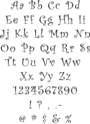 Number 1234567890 Font PNG Images