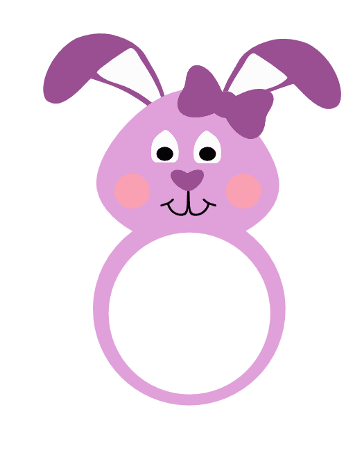 cute-bunny-monogram-frame-easter-free-svg-file-SvgHeart.Com