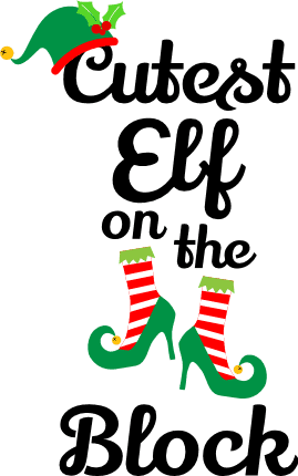 cutest-elf-on-the-block-elfie-girl-shoes-christmas-free-svg-file-SvgHeart.Com