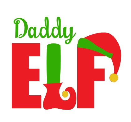 daddy-elf-christmas-free-svg-file-SvgHeart.Com