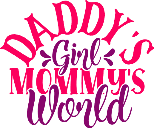 Daddys Girl Mommys World Baby Onesie Free Svg File For Members