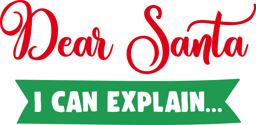 Dear Santa I Can Explain Funny Christmas Free Svg File SVG Heart