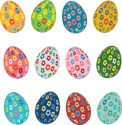 decorated-easter-eggs-free-svg-file-SvgHeart.Com