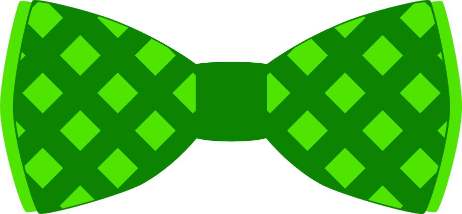 decorative-checkered-bow-sain-patricks-day-free-svg-file-SvgHeart.Com