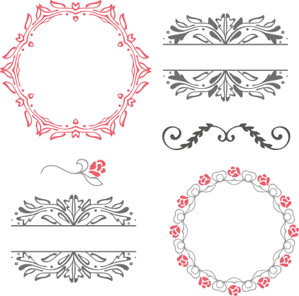 decorative-ornamental-frame-bundle-free-svg-file-SvgHeart.Com