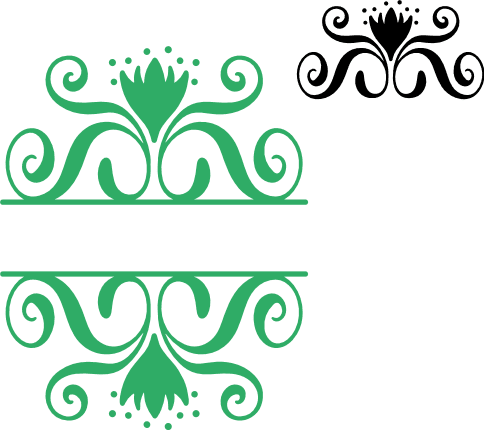 decorative-ornamental-split-text-frame-free-svg-file-SvgHeart.Com