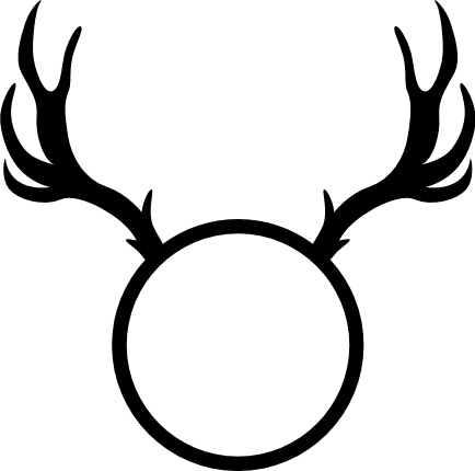 deer-antlers-monogram-hunting-free-svg-file-SvgHeart.Com