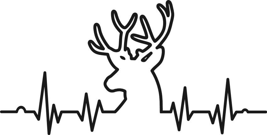 deer-head-heart-beat-wave-hunting-free-svg-file-SvgHeart.Com