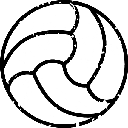 distressed-volleyball-ball-sport-free-svg-file-SvgHeart.Com