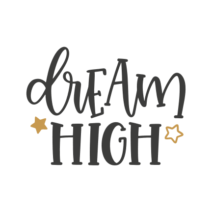 dream-high-sign-free-svg-file-SvgHeart.Com