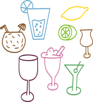 drinks-bundle-ice-cream-cocktail-summer-drinks-free-svg-file-SvgHeart.Com