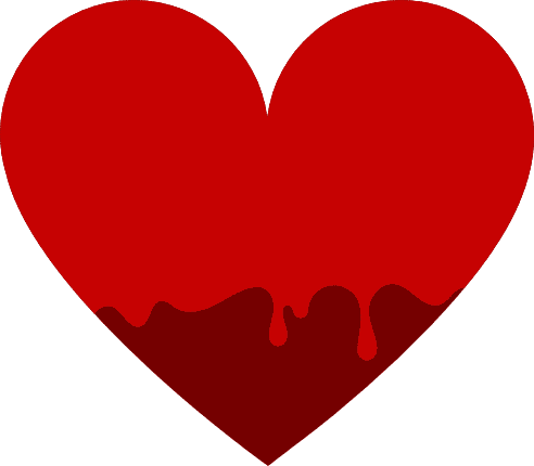 dripping-heart-love-valentines-day-free-svg-file-SvgHeart.Com