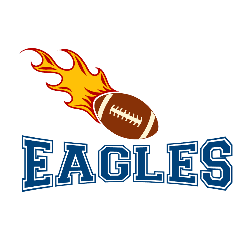 eagles-football-ball-with-fire-sport-free-svg-file-SvgHeart.Com