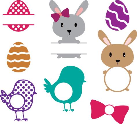 easter-bundle-bow-chick-bunny-head-eggs-free-svg-file-SvgHeart.Com