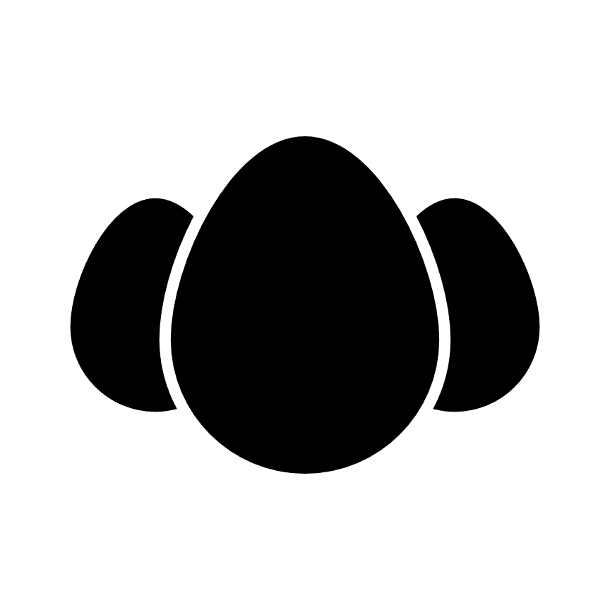 easter-eggs-black-silhouette-decoration-free-svg-file-SvgHeart.Com