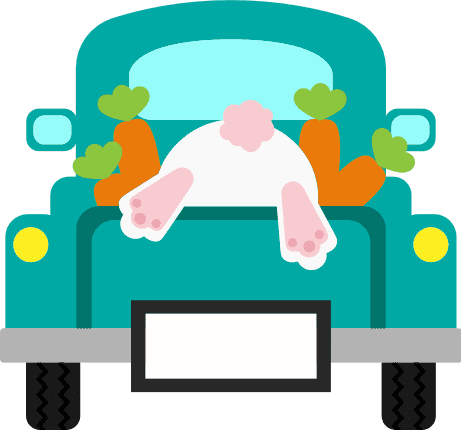easter-truck-with-eating-bunny-free-svg-file-SvgHeart.Com