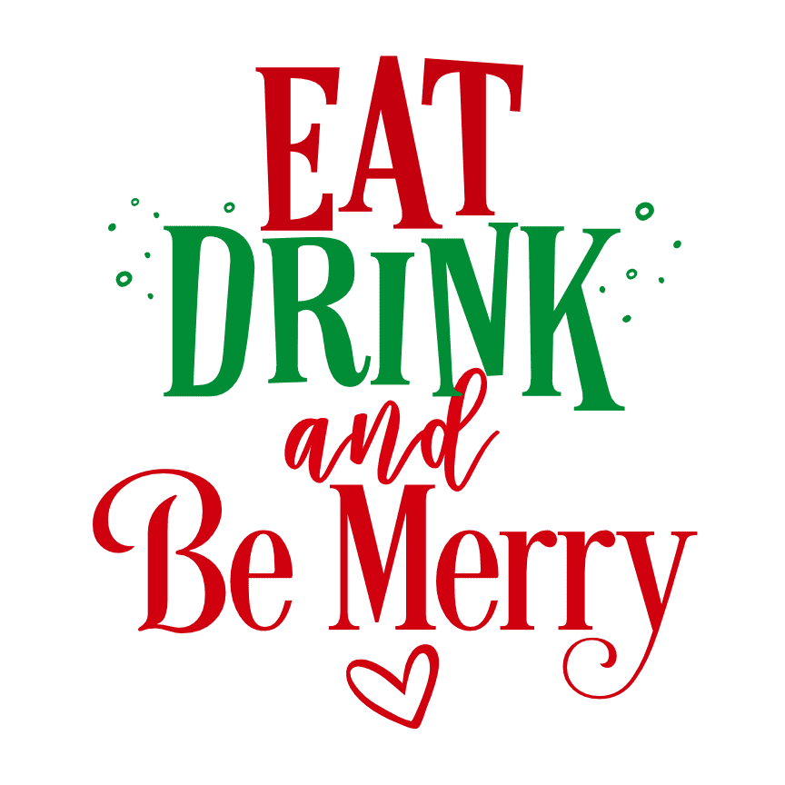 Eat Drink And Be Merry Christmas Free Svg File SVG Heart Eat Drink And Be Merry Christmas Free Svg File SVG Heart