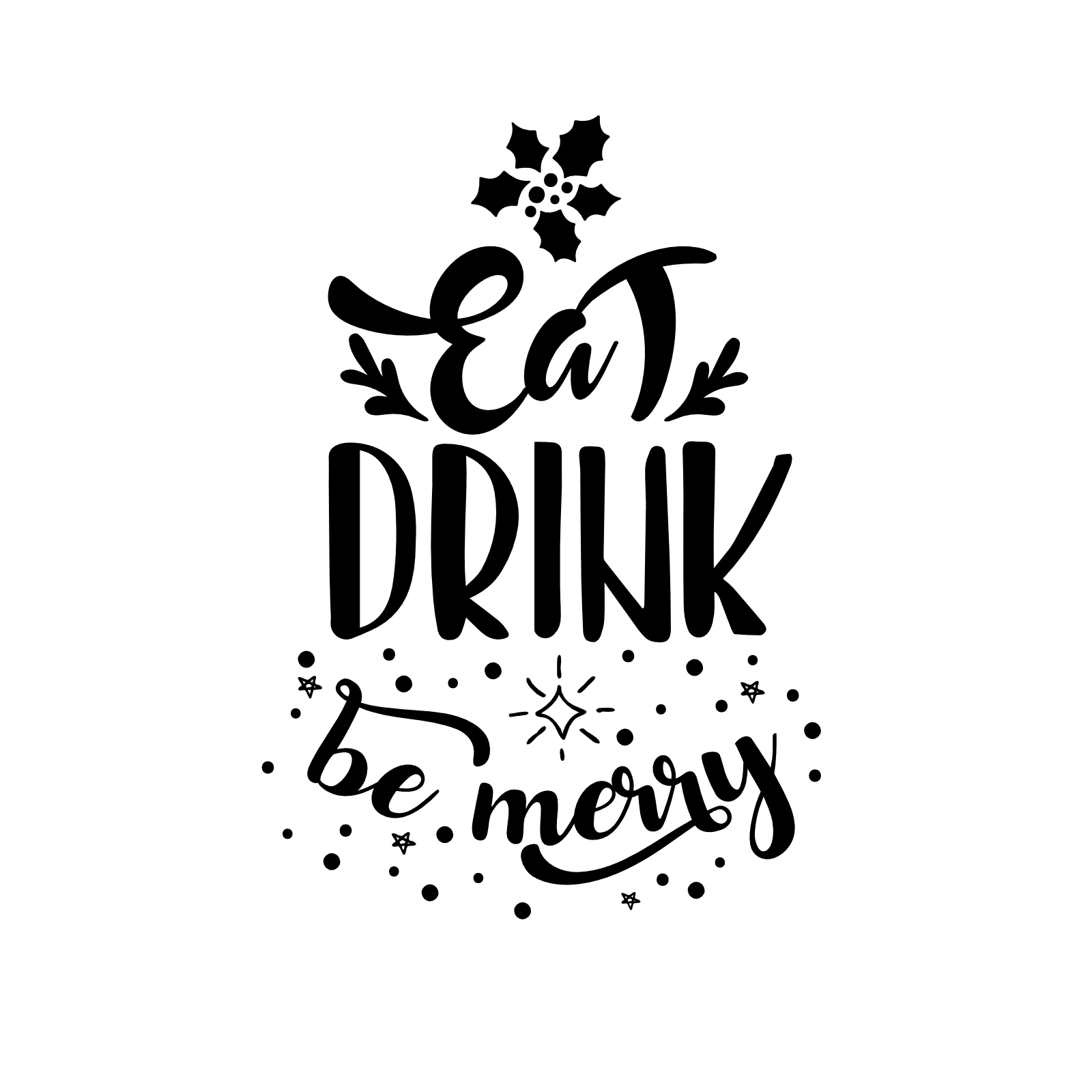 eat-drink-be-merry-christmas-free-svg-file-SvgHeart.Com
