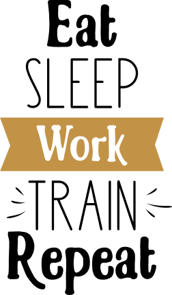 eat sleep work train repeat, gym free svg file - SVG Heart