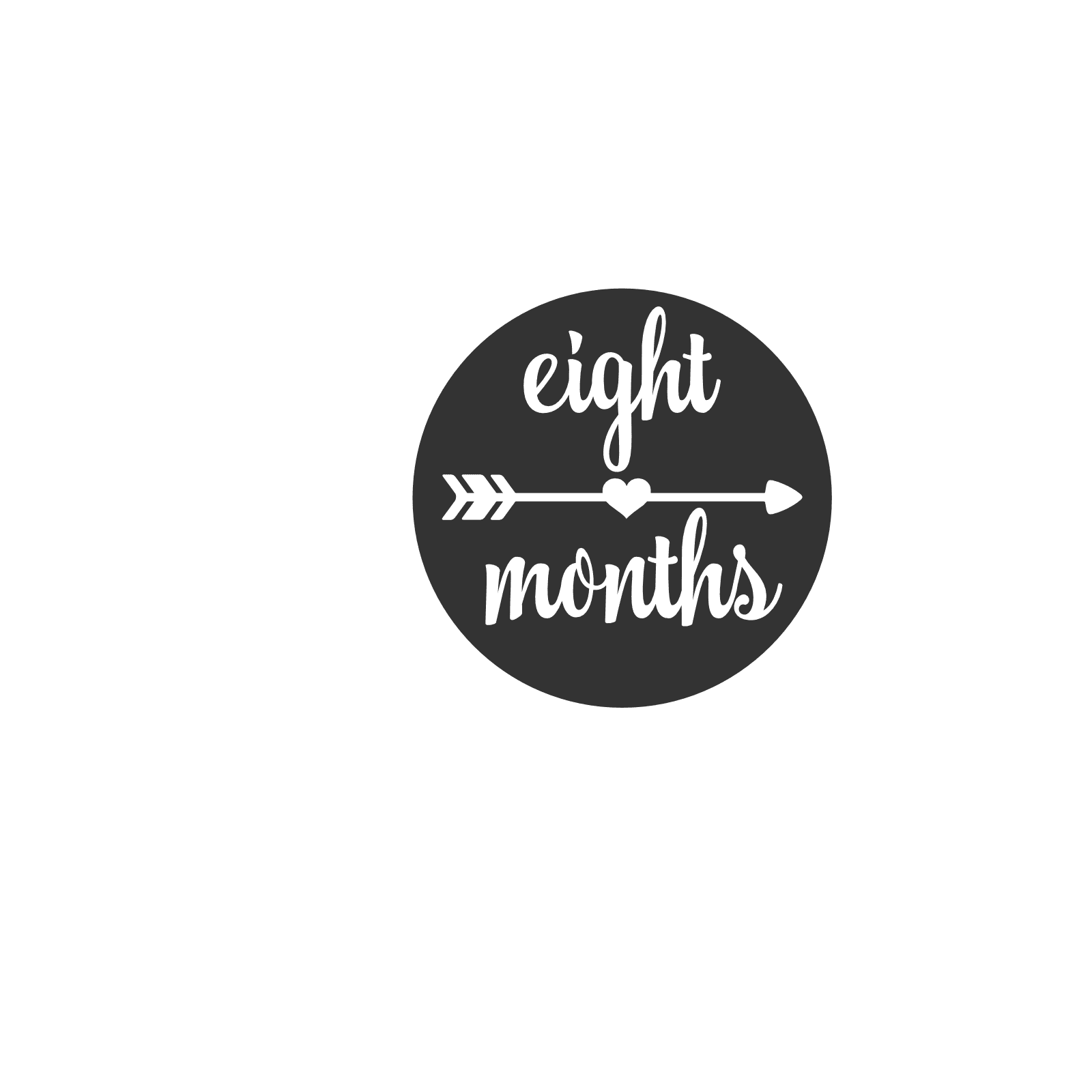 eight-months-baby-anniversary-free-svg-file-SvgHeart.Com