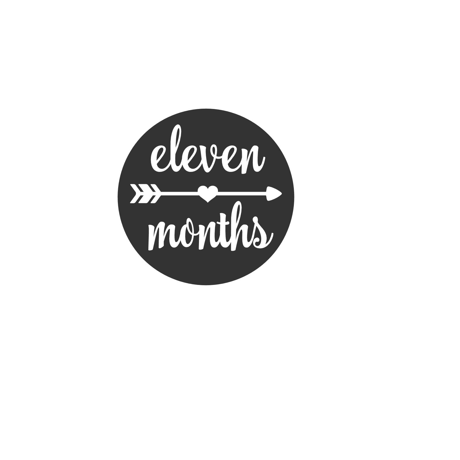 eleven-months-baby-free-svg-file-SvgHeart.Com