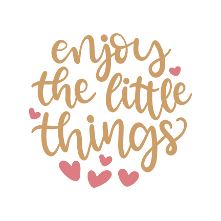 enjoy-the-little-things-hearts-free-svg-file-SvgHeart.Com